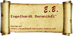 Engelhardt Bereniké névjegykártya